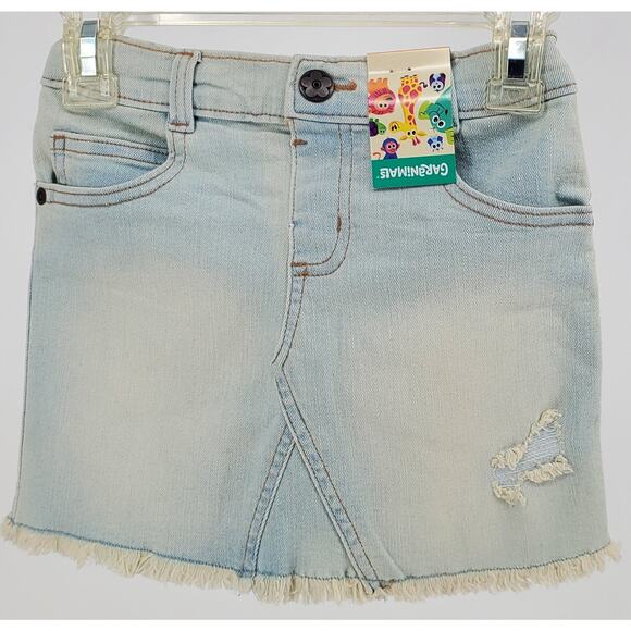 Garanimals Toddler‎ Girl Light Blue Denim Skirt 4T New - Picture 1 of 5